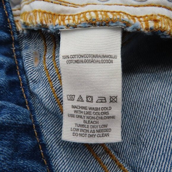 Free People Wild Rose 24 Emrboidered Floral Studded Raw Hem Denim Jean Skirt - Picture 7 of 10